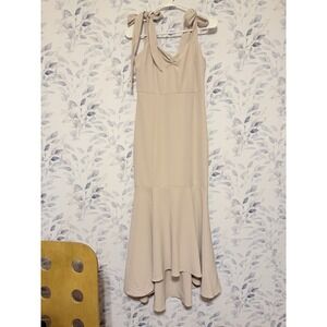 Show Me Your MuMu Gown Small Barcelona Show Me The Ring Ivory Ruffle High Low